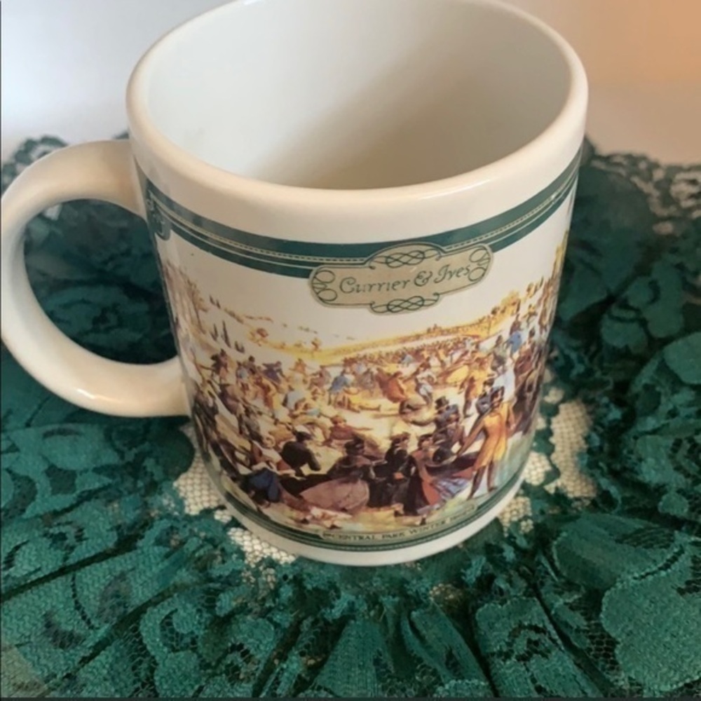 Currier & Ives, Coffee Cup